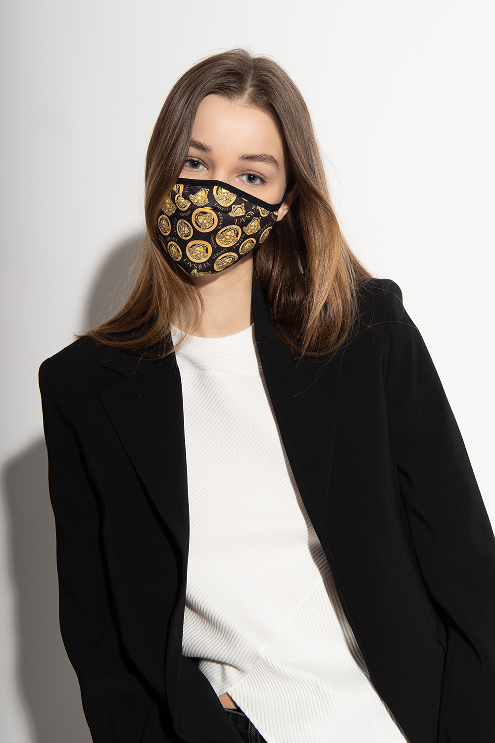 Versace Buff Filter print mask Kasai Reusable Kids Face print mask